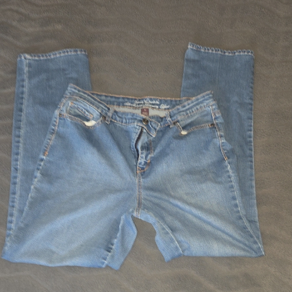 Gloria Vanderbilt Straight Leg Blue Jeans